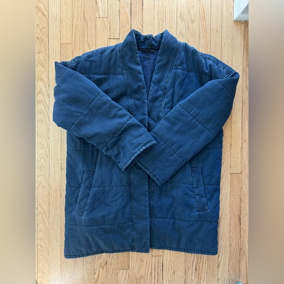 Eileen Fisher Quilted Indigo Jacket - Picture 4 of 5